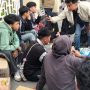Puluhan Anak di Bawah Umur Bawa Benda keras di Kerumunan Aksi Damai Depan Mapolda Kalbar di Amankan Petugas