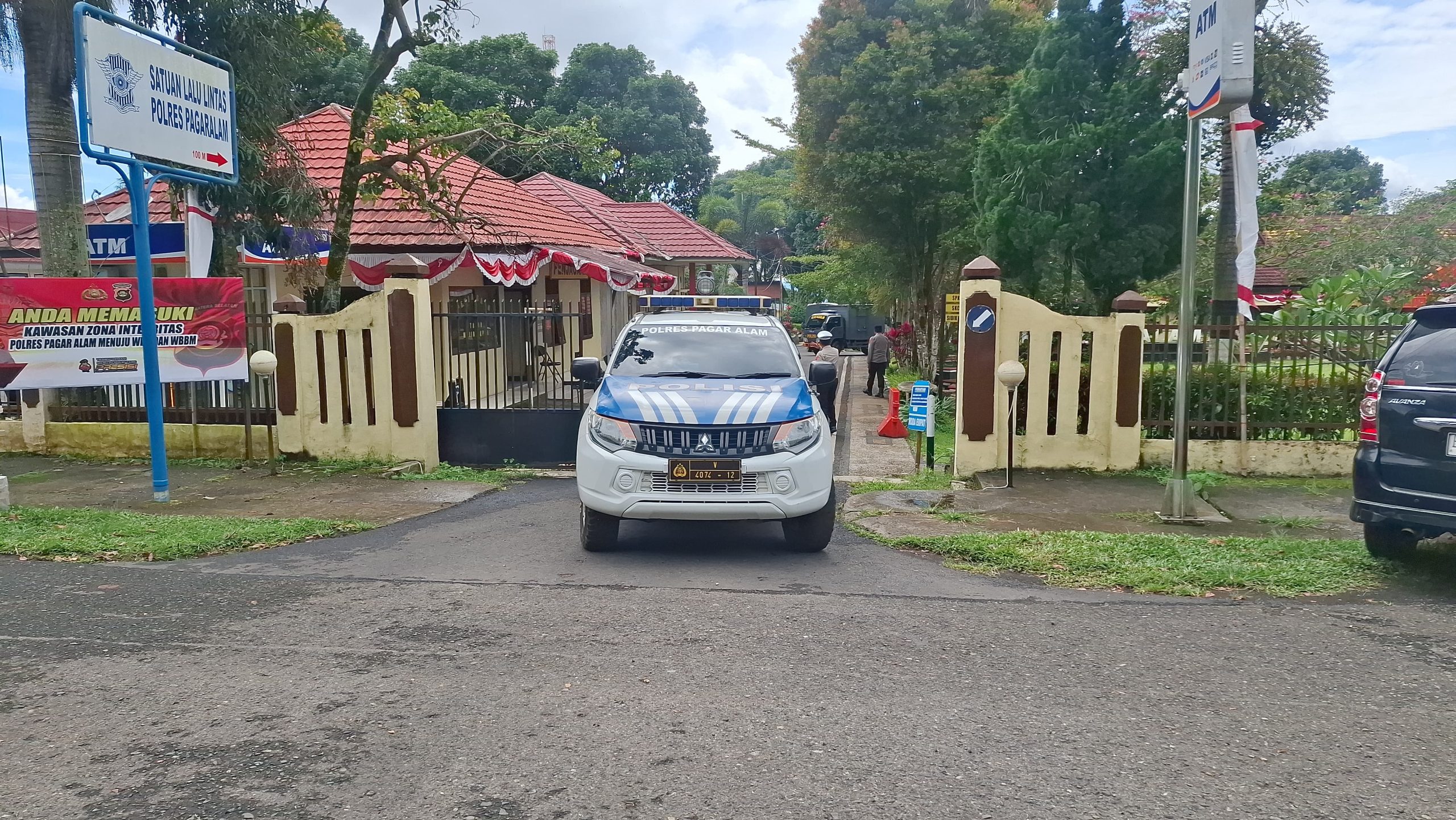 Polres Pagar Alam Gelar Patroli Skala Besar, Terpantau Kota Tetap Kondusif