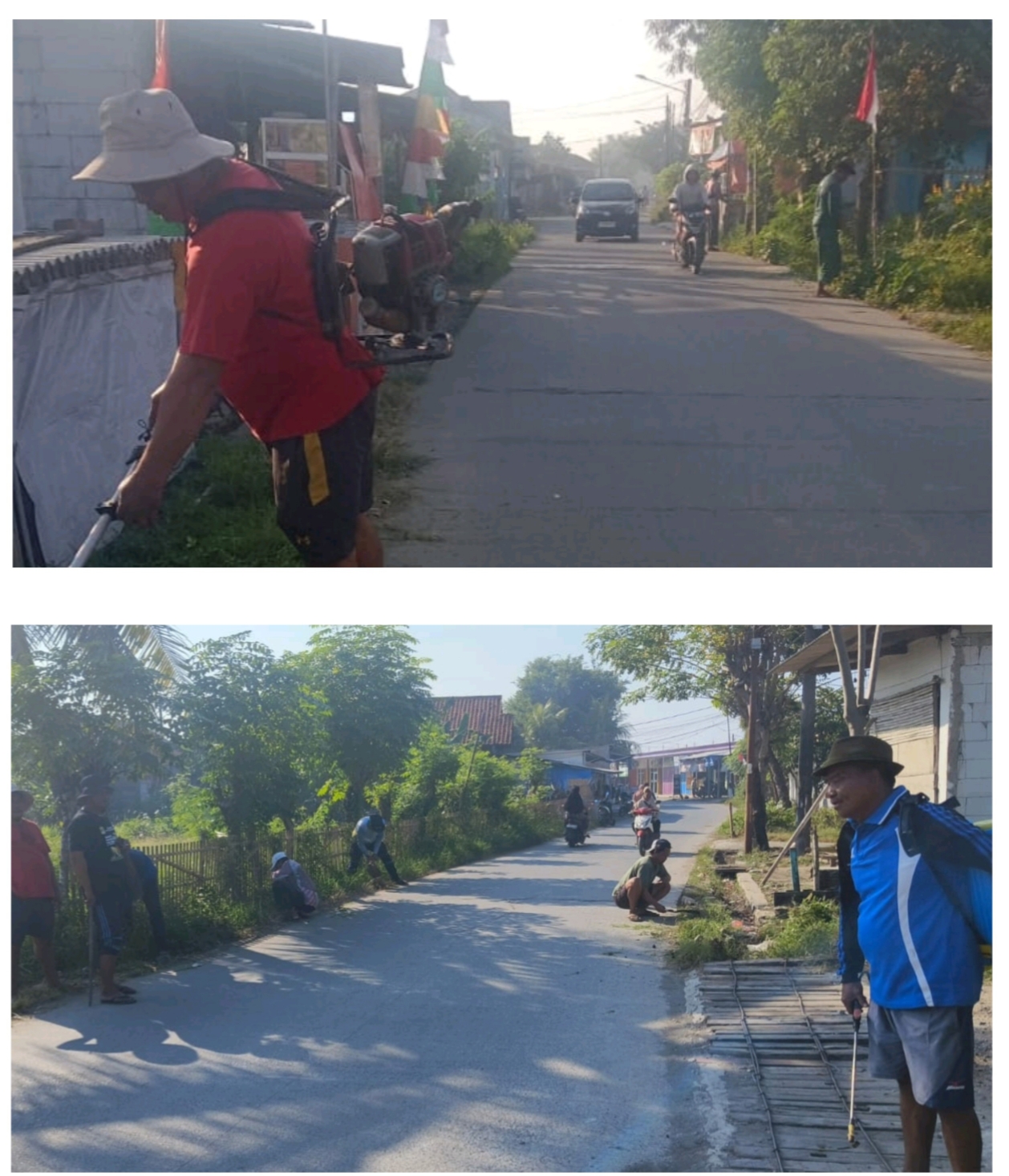 Srimahi Gelar Kerja Bakti Sambut HUT RI ke-80 dan Hari Jadi Kabupaten Bekasi ke-75