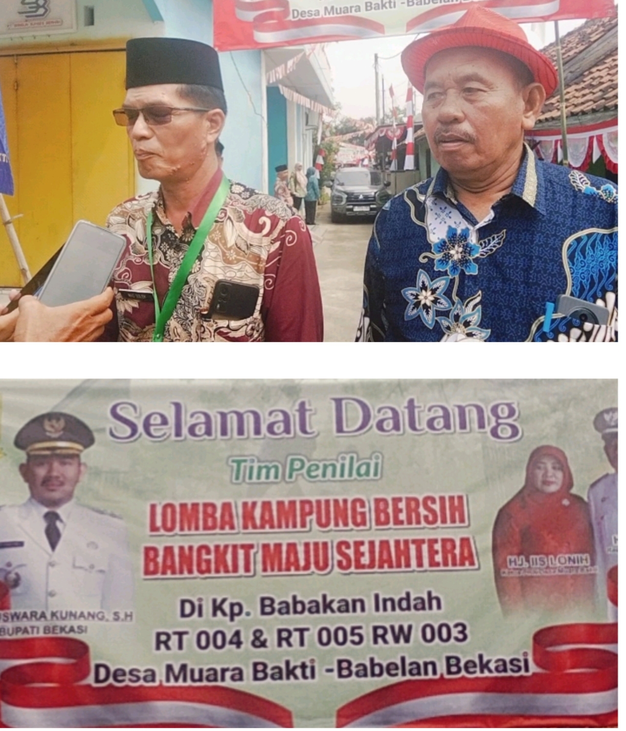 Muara Bakti Tunjukkan Kekompakan Warga Pada Lomba Kampung Bersih Tingkat Kabupaten Bekasi