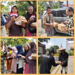 Sambut HUT RI Ke-80 dan Hari Jadi Kabupaten Bekasi Ke-75, Pokja Wartawan Babelan Utara Berbagi Nasi Kotak Dan Bendera Merah Putih