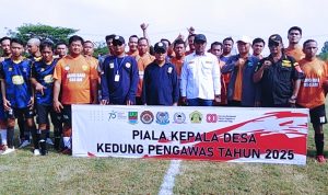Nasarudin Resmikan Turnamen Sepak Bola Piala Kades Kedung Pengawas 2025