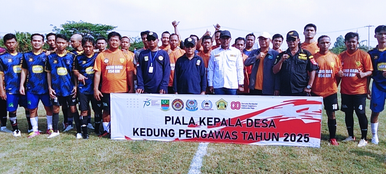 Nasarudin Resmikan Turnamen Sepak Bola Piala Kades Kedung Pengawas 2025