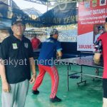 Kades Nasarudin Resmikan Cabor Tenis Meja Dan Voli Antar RW, Semarakkan HUT Bekasi juga RI