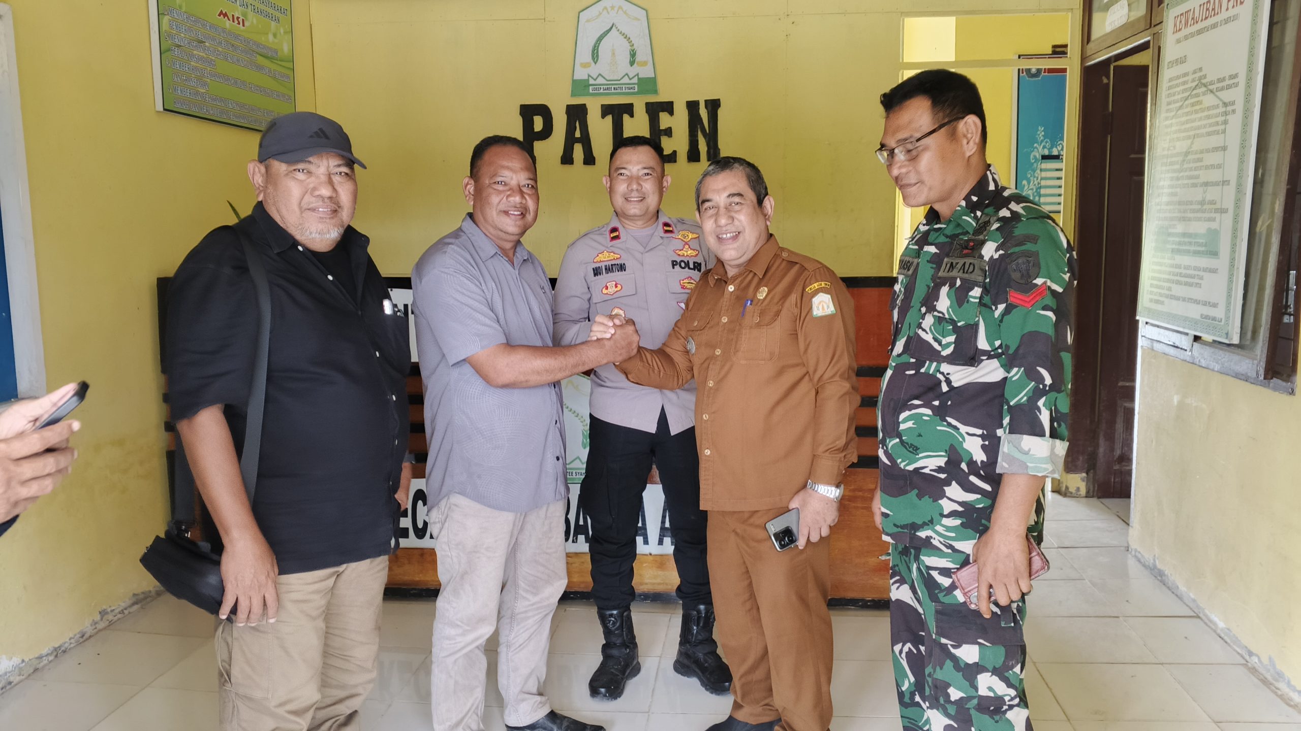 Muspika Banda Alam Sambut Kunjungan Manajer PT Parama Agro Sejahtera