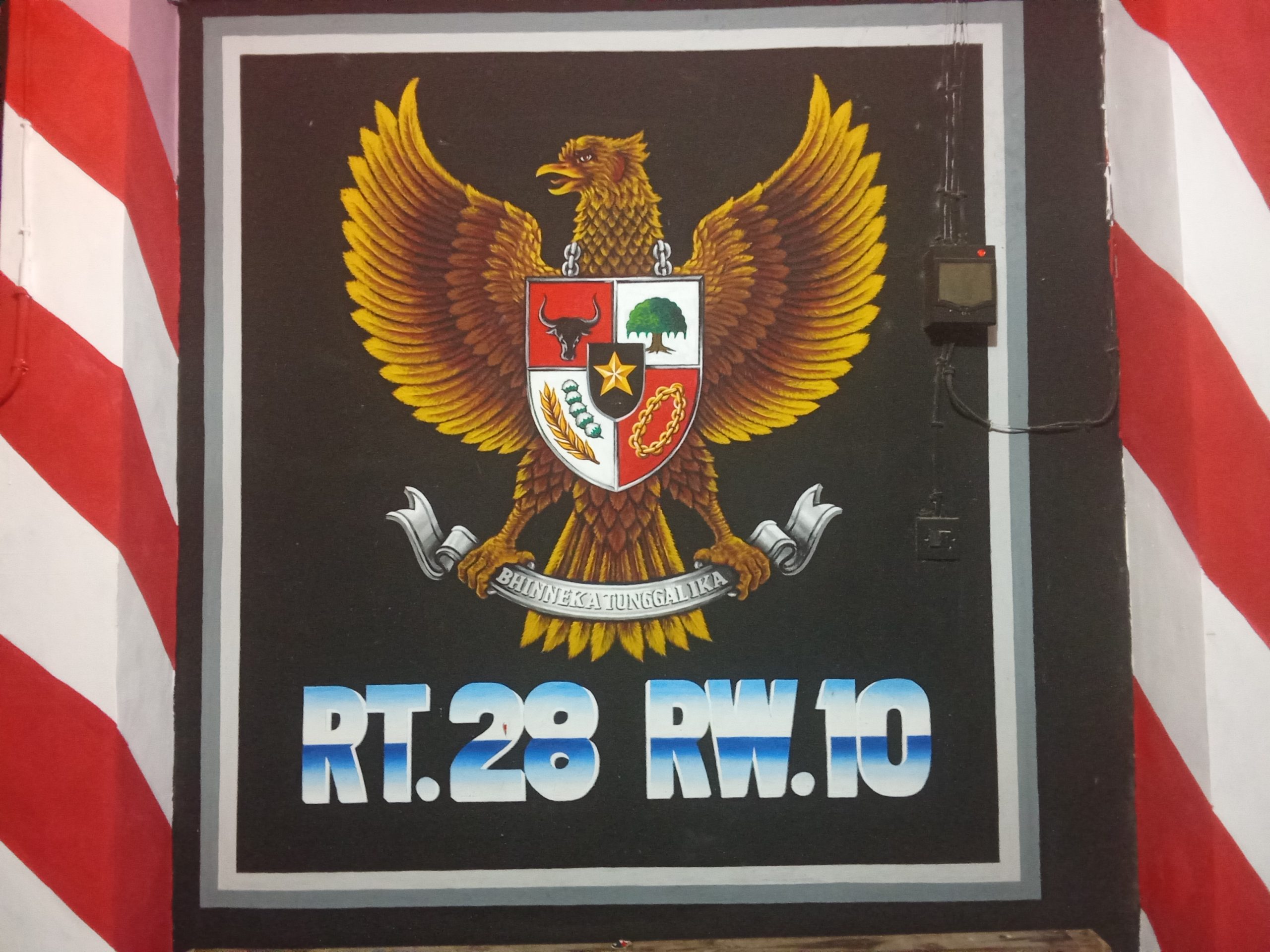 Kekompakan Warga RT 28 RW 10 Lingkungan Tirtoudan Kediri Kota di “ Malam Renungan “ : Semangat Nasionalisme Menyala di Gang Kecil