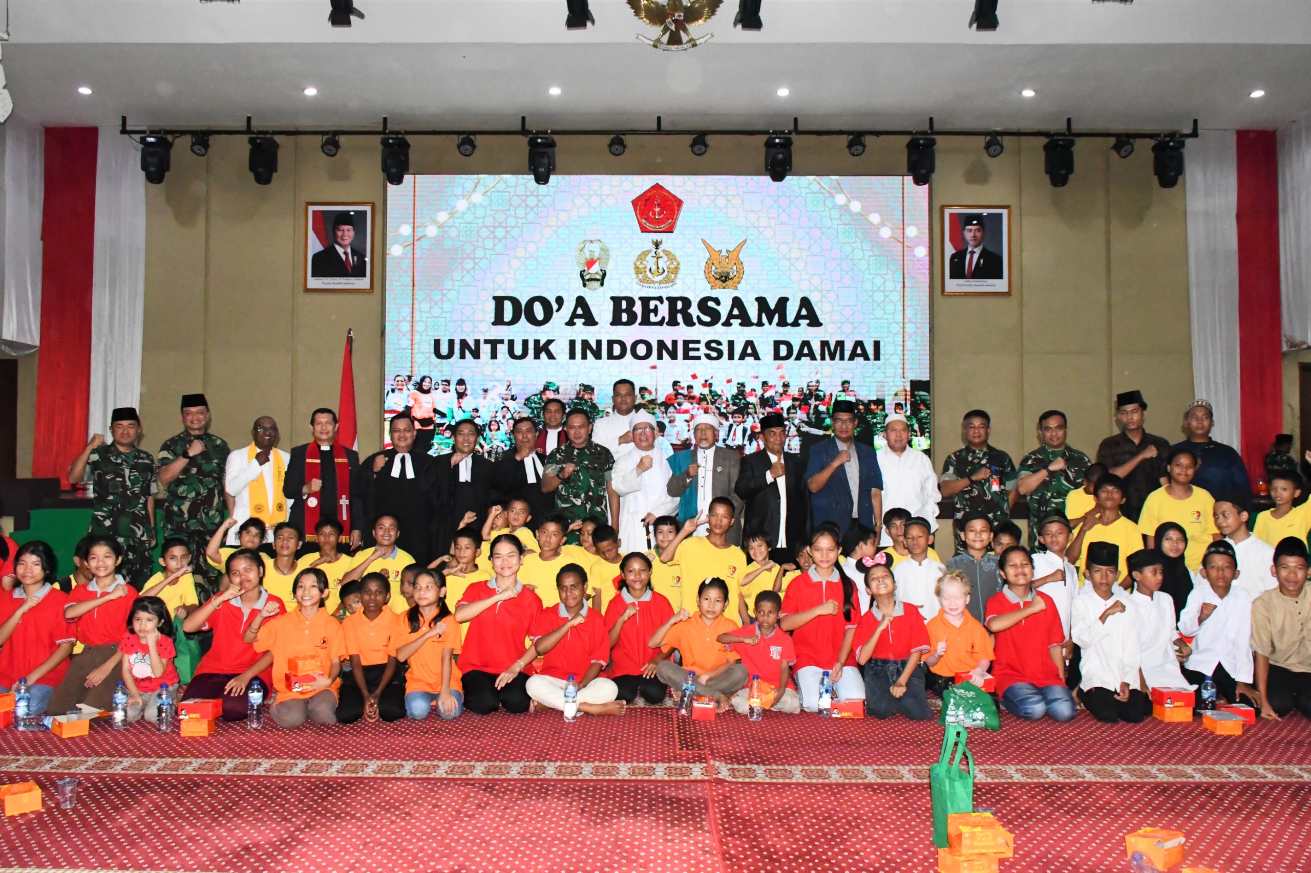 Dukung Terciptanya Keamanan dan Keselamatan Masyarakat Bangsa Indonesia, Komandan Kodaeral I Hadiri Acara Doa Bersama