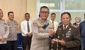 Kapolres Pagaralam Bersama Jajaran Sambangi Kejaksaan Negeri di HUT ke-80