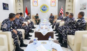 Komandan Kodaeral I Terima Kunjungan Pisah Pamit Danlanud Soewondo Medan