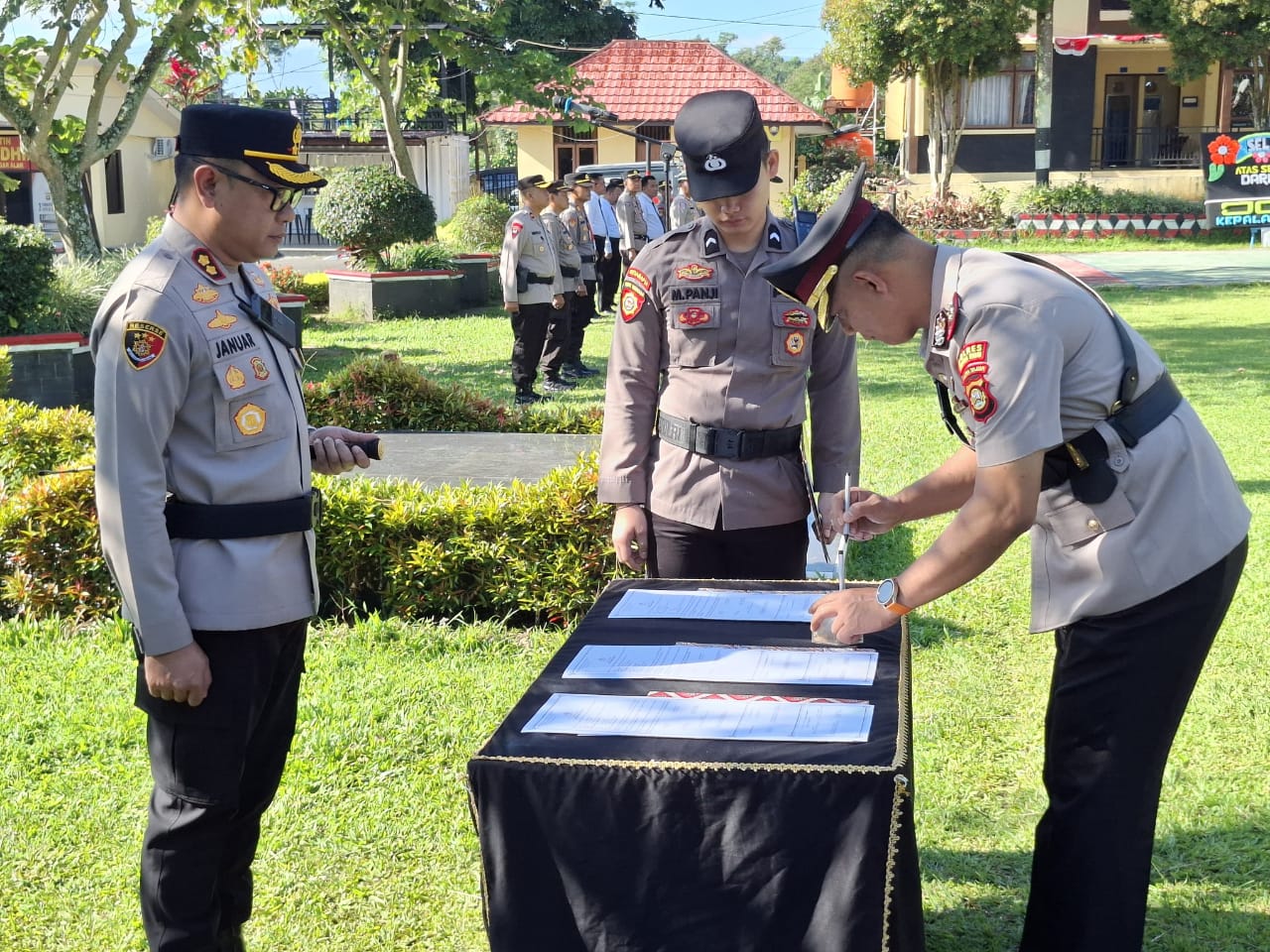 Polres Pagar Alam Gelar Mutasi dan Promosi Jabatan Para Pejabat Utama serta Kapolsek