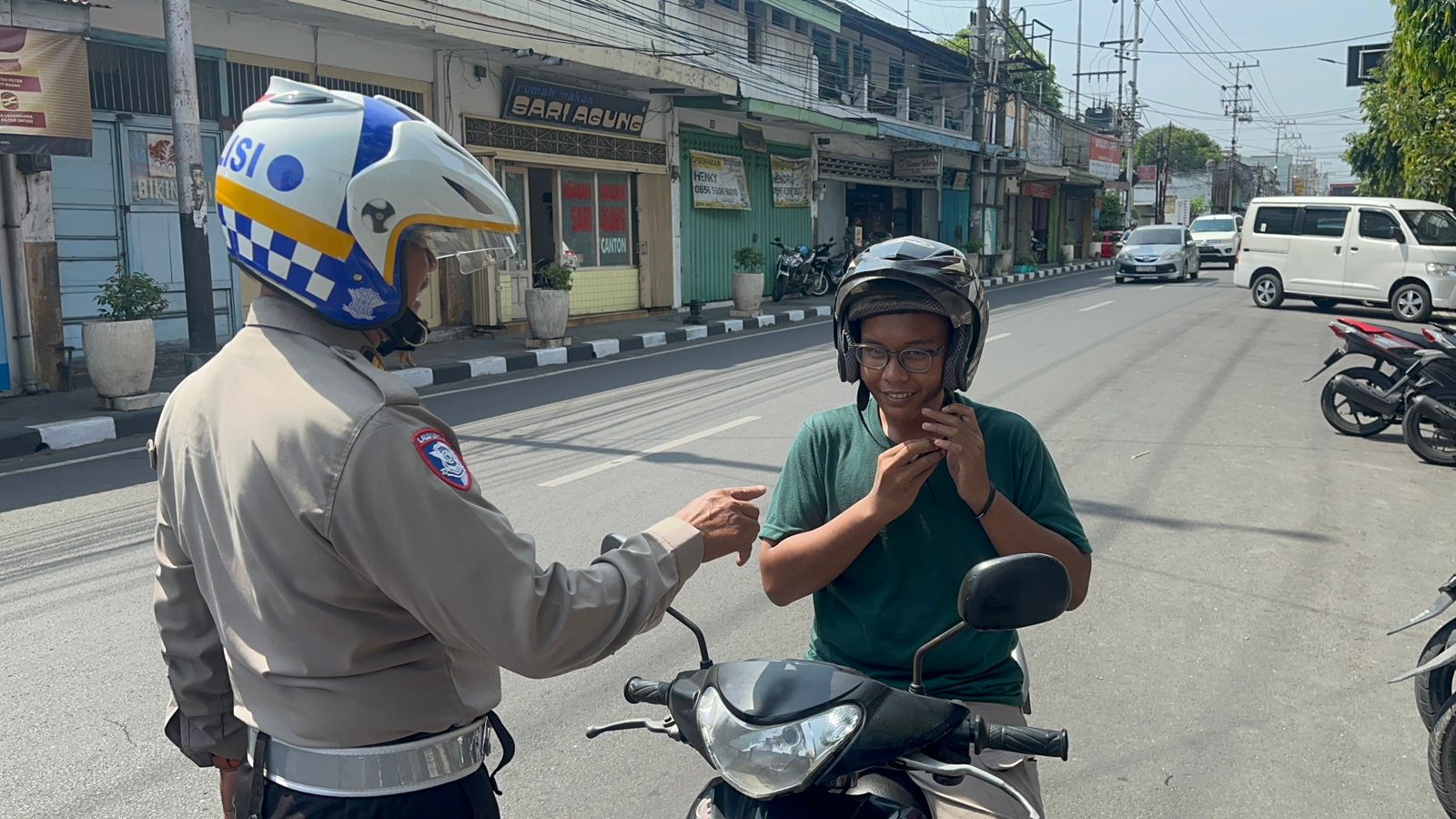 Kota Kediri Aman dan Kondusif Untuk Pengguna Jalan, Polisi Sampaikan Imbauan