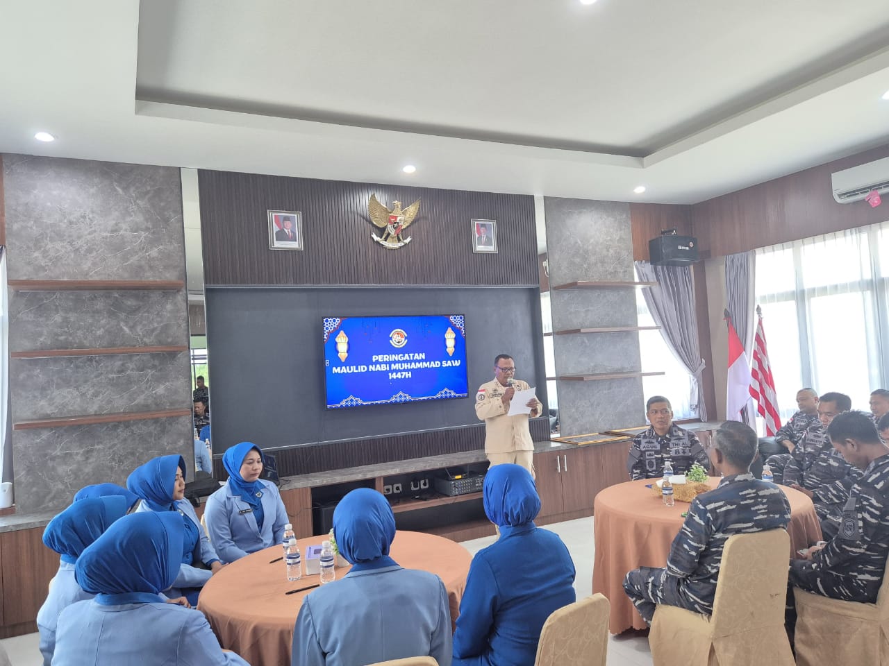 Prajurit Lanal Bintan Peringati Maulid Nabi Muhammad SAW Tahun 1447 H/2025 M