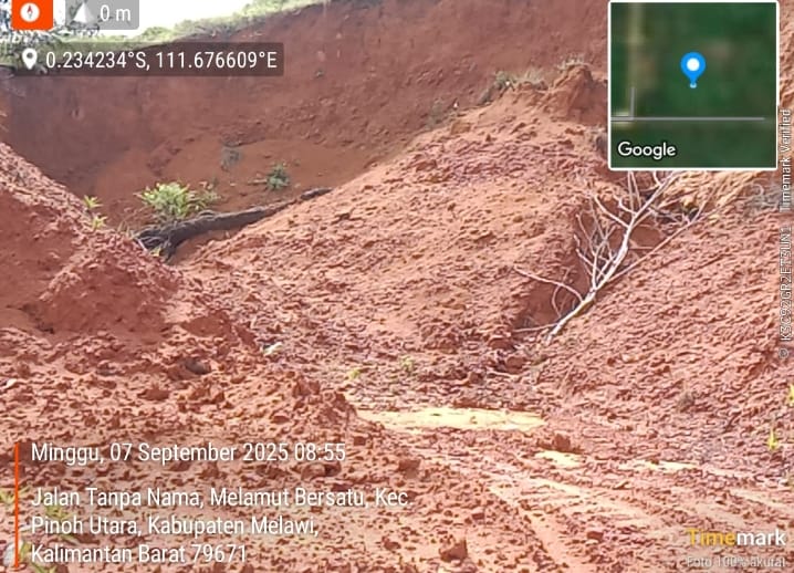 Diduga Ilegal, Kuari Galian C Milik Kades di Melawi Dipertanyakan