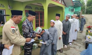 Jelang HUT Ke-80 TNI AL Tahun 2025, Lanal Bintan Serahkan Santunan Ke Pondok Tahfidz Darul Fikri