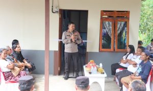 Bentuk Bakti Polri Kepada Masyarakat, Kapolres Toraja Utara Resmikan Bedah Rumah Warga Panga’