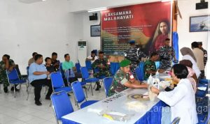 Lanal Sibolga Gelar Bakti Sosial, Bakti Kesehatan, dan Olahraga Bersama Dalam Rangka HUT Ke-80 TNI AL Tahun 2025