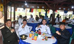 Danlanal Simeulue Pimpin Upacara Peringatan HUT Ke-80 TNI AL di Lapangan Apel Mako Lanal Simeulue