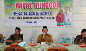 Pemdes Muara Bakti Mantapkan Persiapan Peringatan Maulid Nabi Muhammad SAW Pada Rapat Minggon