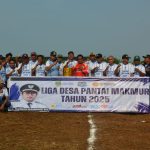 Semarak Liga Desa 2025, Kades Pantai Makmur Ajak Warga Junjung Sportivitas