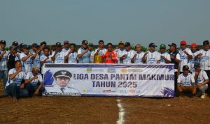 Semarak Liga Desa 2025, Kades Pantai Makmur Ajak Warga Junjung Sportivitas