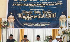 Kapolres Maros Hadiri Haul Akbar dan Maulid Nabi Muhammad SAW 1447 H di Pattene
