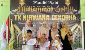 TK Nirwana Cendikia Raih Tiga Piala Di Ajang Festival Bermain Warna Anak Dan Orangtua