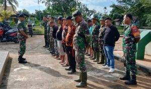 TNI dan Masyarakat Gelar Karya Bakti Bersama Sambut HUT ke-80 di Kubu Raya