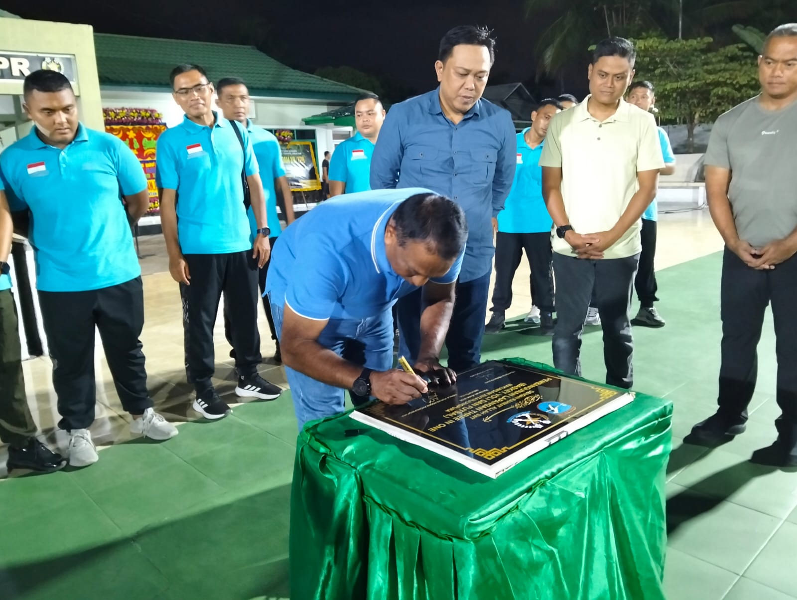 Kumdam XII/Tpr Resmikan Lapangan Basket Tri In On di Kubu Raya, Dorong Pembinaan Atlet Muda