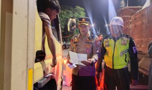 Polres Kediri Kota Gelar KRYD di Jalan Ahmad Yani