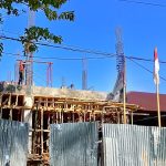 Pengerjaan proyek Pembangunan Gedung Kantor PT. Bank Sulselbar Cabang Syariah Maros di Keluhkan Warga Sekitar
