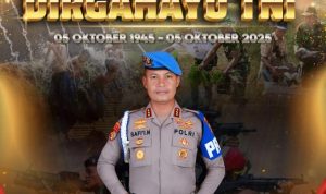 Pemeriksa Propam Madya Tingkat  III Propam Polri Kombespol SAFII NAFSIKIN,SH.,S.I.K.,M.H Mengucapkan DIRGAHAYU TNI Ke 80 Tahun