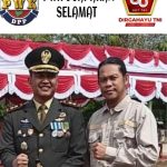 Ketua PWK Hadiri Undangan Upacara Bersama HUT TNI ke 80 di Lapangan Kodim 1203 Ketapang