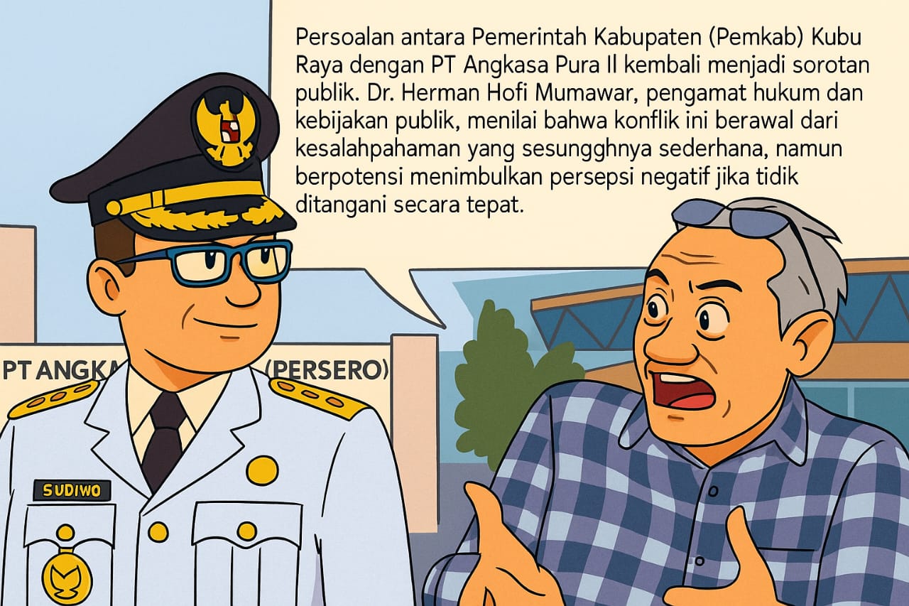 Konflik Pemkab Kubu Raya dan PT Angkasa Pura II Dinilai Hanya Salah Paham Teknis, Pengamat: “Sebaiknya Diselesaikan dengan Dialog, Bukan Emosi”