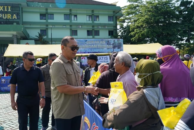 Ringankan Beban Ekonomi Masyarakat dan Jaga Stabilitas Pangan, Kodam XII/Tpr Gelar Gerakan Pangan Murah