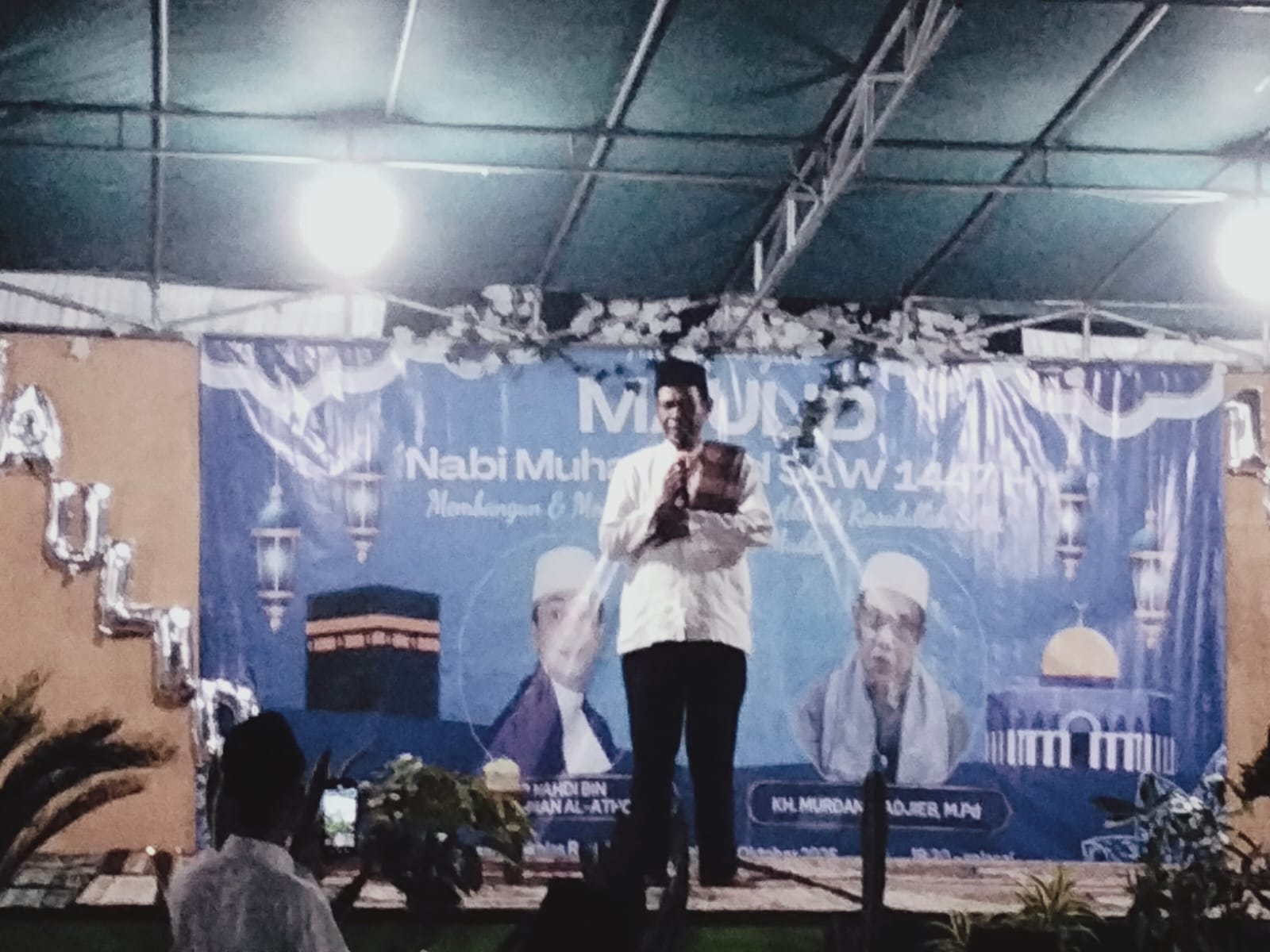 Khidmat Maulid Nabi di Perumahan Harapan Elok, Kades Saidih David Ingatkan Bahaya Judol dan Pentingnya Akhlak