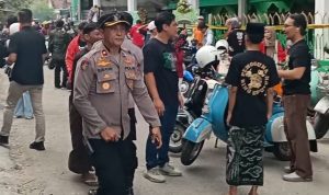Aksi Sosial Komunitas Scooter di Ponpes Al Ghozini, Polsek Buduran Hadir Wujudkan Kamtibmas Kondusif