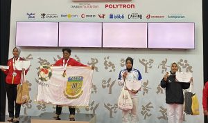 Satu medali dari Labibbatus Tsuraya menjaga asa jawa tengah di PON Beladiri Kudus 2025