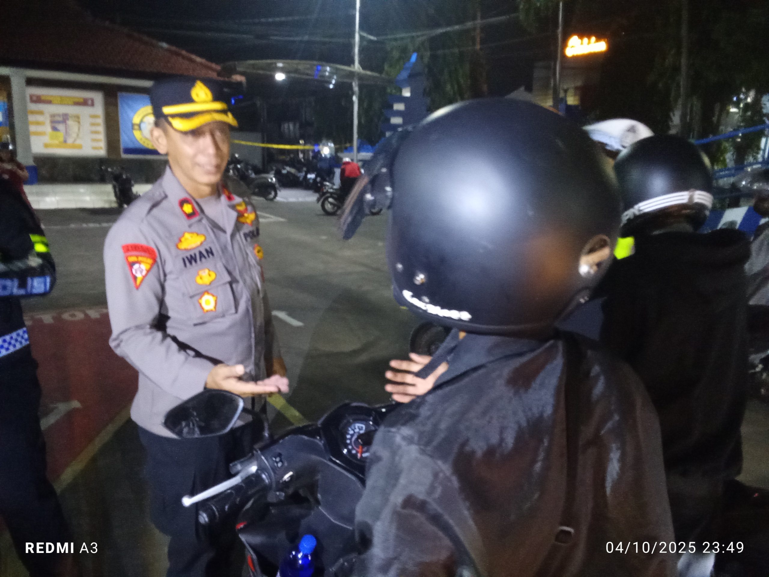 Polres Kediri Kota Gelar Operasi Gabungan di Depan Mako Satlantas