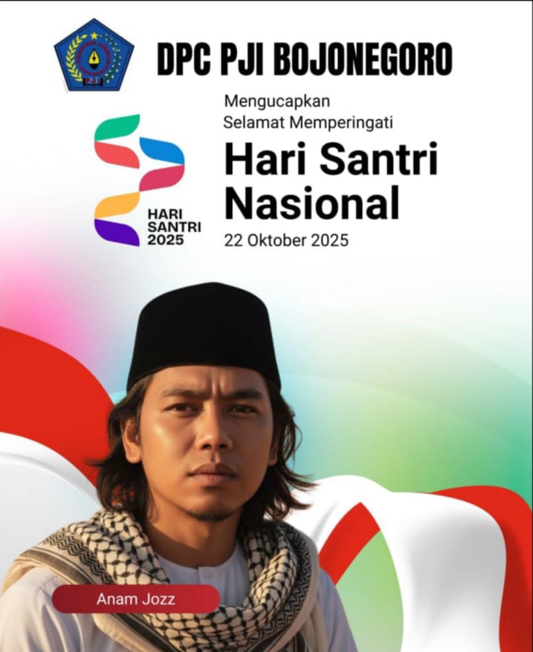 Ketua PJI Bojonegoro Ucapkan Selamat Hari Santri Nasional 2025: Santri Adalah Penjaga Moral Bangsa
