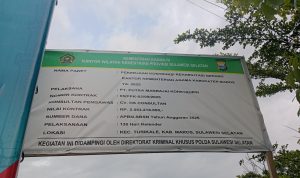 Dirkrimsus Polda Sulawesi Selatan Ikut Pendampingan Proyek di Maros, Sejumlah LSM Minta Kapolda Sulawesi Selatan Segera Hentikan  Dirkrimsus Polda Sulawesi Selatan Ikut Pendampingan Proyek di Maros, Sejumlah LSM Minta Kapolda Sulawesi Selatan Segera Hentikan