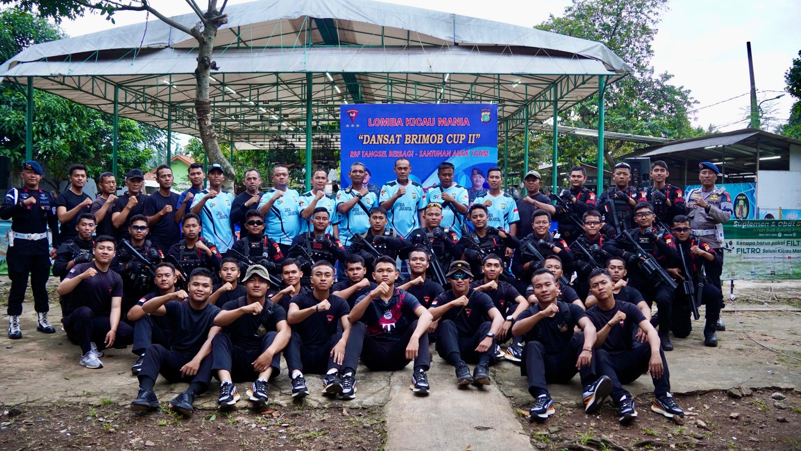 Lomba Kicau Mania dan Santunan Anak Yatim Brimob Polda Metro Jaya Warnai HUT ke-80 Korps Brimob Polri