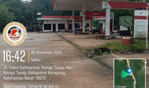 SPBU Nanga Tayap Diduga Melakukan Penyalahgunaan BBM Subsidi