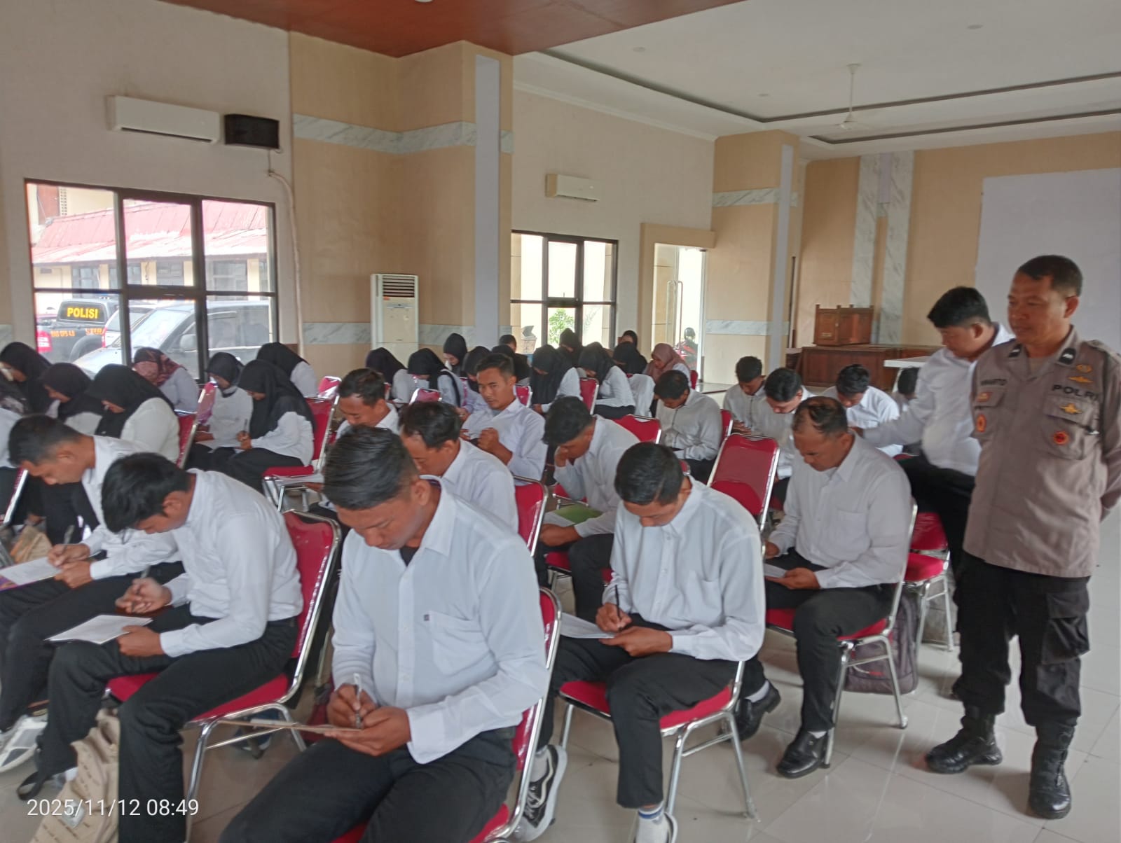 Rikkes dan Tes Psikologi Calon Pegawai SPPG Patianrowo Digelar di Polres Nganjuk