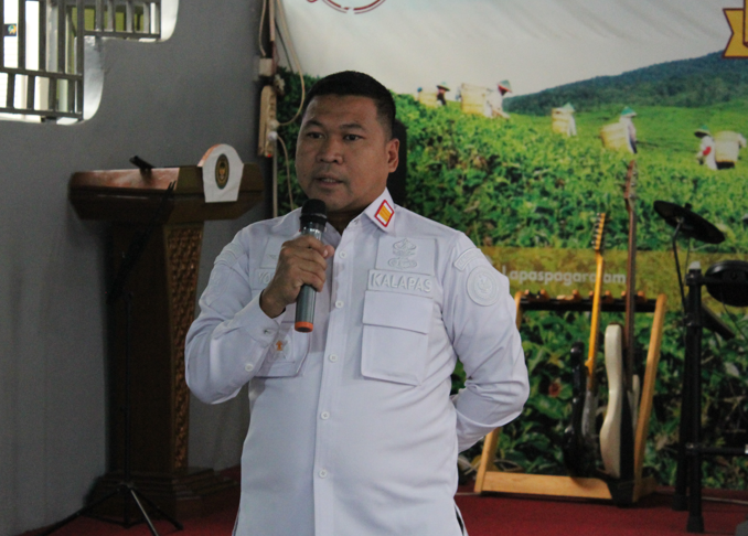 Apel Pagi Pegawai Lapas Pagar Alam, Kalapas Tekankan Pentingnya Kesehatan dalam Menjaga Kondusifitas Lapas